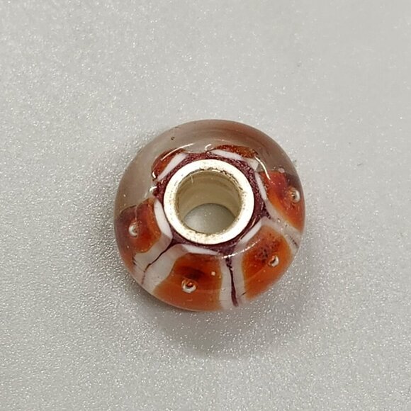 Lot of 8 - Glass Bead Charms for Bracelets marked 925 - Picture 16 of 16